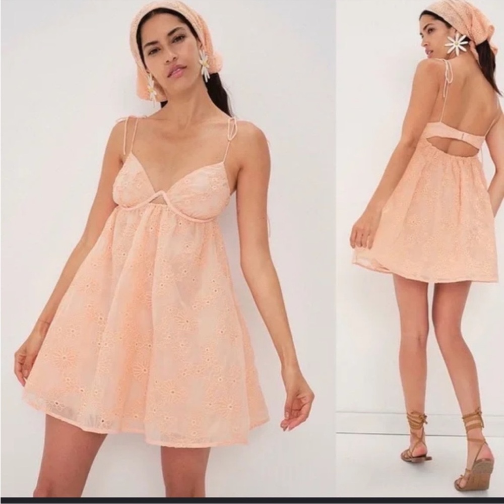 For Love & Lemons Free People Frances Mini Femme Doll Dress Underwire $310 NWT - Picture 3 of 7